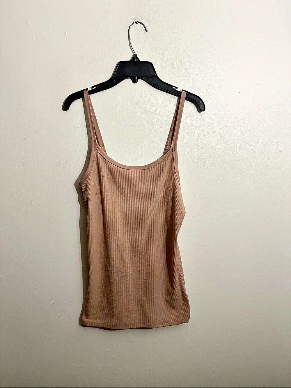 No Boundaries Ribbed Cami Top in Brown Size Medium